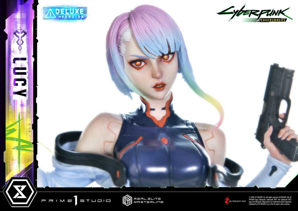 Cyberpunk: Edgerunners Real Elite Masterline Series Statue 1/4 Lucy Deluxe Version 50 cm