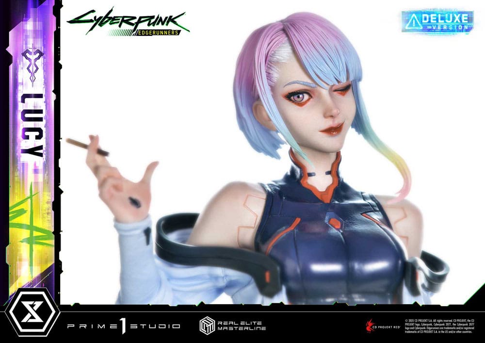 Cyberpunk: Edgerunners Real Elite Masterline Series Statue 1/4 Lucy Deluxe Version 50 cm