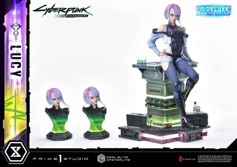 Cyberpunk: Edgerunners Real Elite Masterline Series Statue 1/4 Lucy Deluxe Version 50 cm