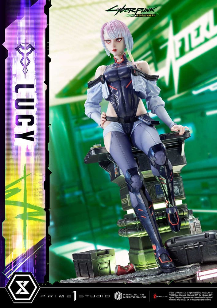 Cyberpunk: Edgerunners Real Elite Masterline Series Statue 1/4 Lucy Deluxe Version 50 cm
