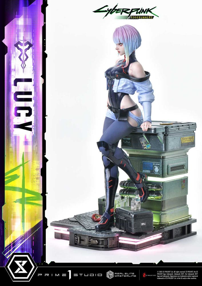 Cyberpunk: Edgerunners Real Elite Masterline Series Statue 1/4 Lucy Deluxe Version 50 cm