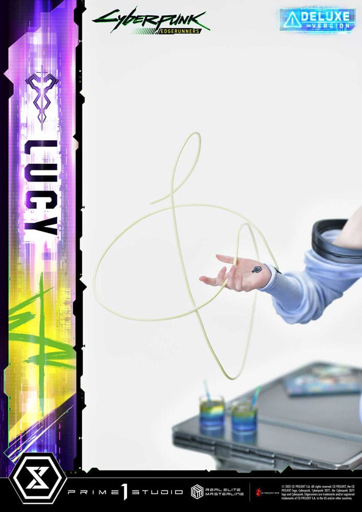 Cyberpunk: Edgerunners Real Elite Masterline Series Statue 1/4 Deluxe Bonus Version 50 cm