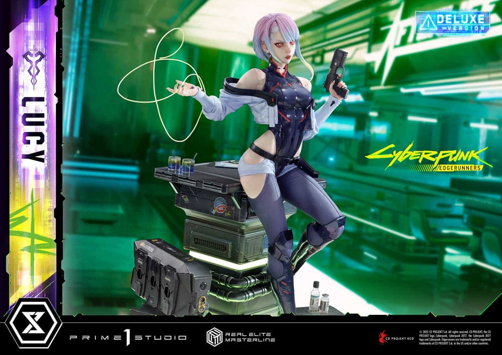 Cyberpunk: Edgerunners Real Elite Masterline Series Statue 1/4 Deluxe Bonus Version 50 cm