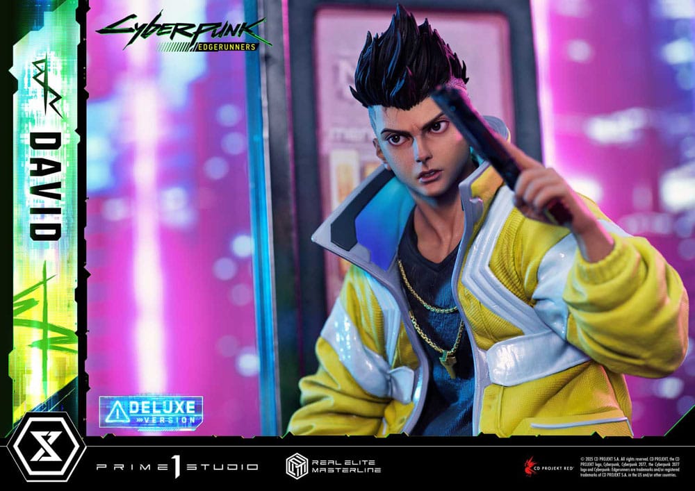 Cyberpunk: Edgerunners Real Elite Masterline Series Statue 1/4 David Bonus Version 58 cm