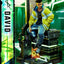 Cyberpunk: Edgerunners Real Elite Masterline Series Statue 1/4 David Bonus Version 58 cm