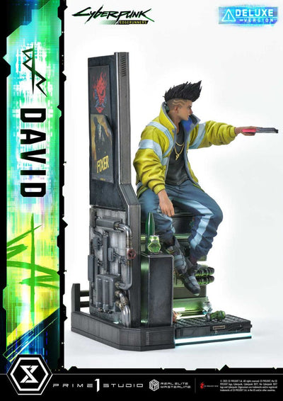 Cyberpunk: Edgerunners Real Elite Masterline Series Statue 1/4 David Bonus Version 58 cm