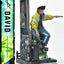 Cyberpunk: Edgerunners Real Elite Masterline Series Statue 1/4 David Bonus Version 58 cm