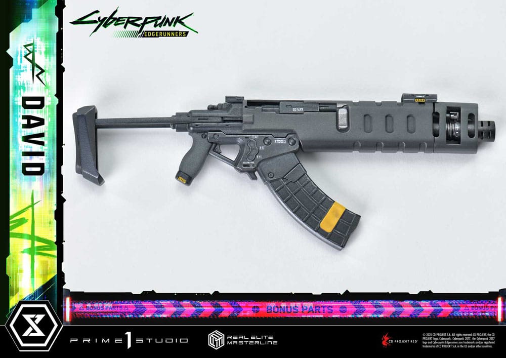 Cyberpunk: Edgerunners Real Elite Masterline Series Statue 1/4 David Deluxe Bonus Version 58 cm