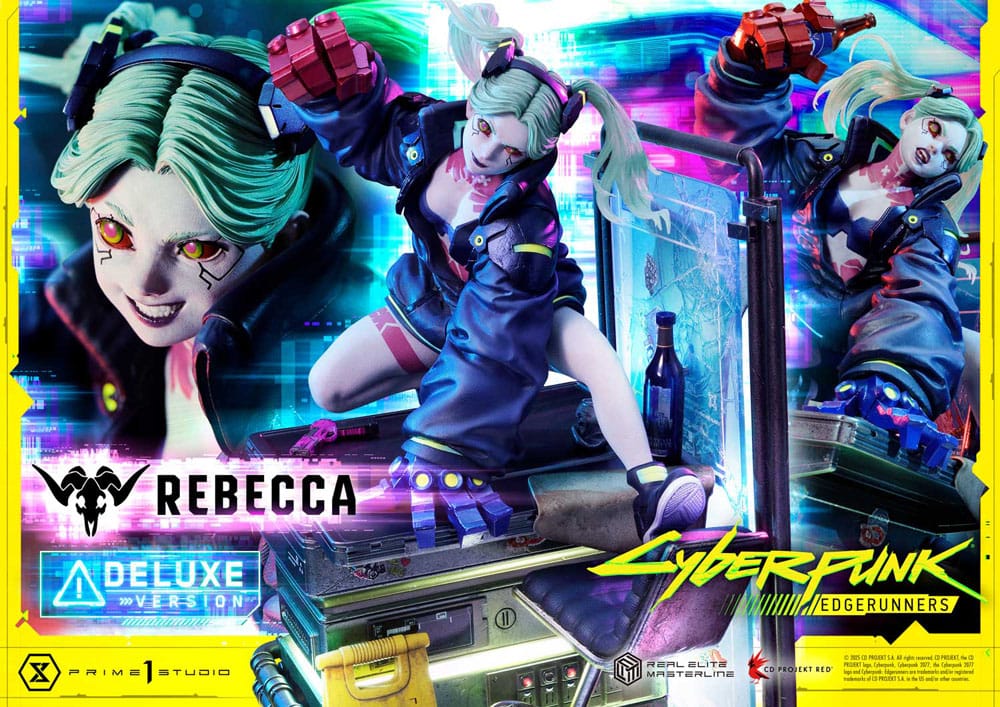 Cyberpunk: Edgerunners Real Elite Masterline Series Statue 1/4 Rebecca Deluxe Version 54 cm