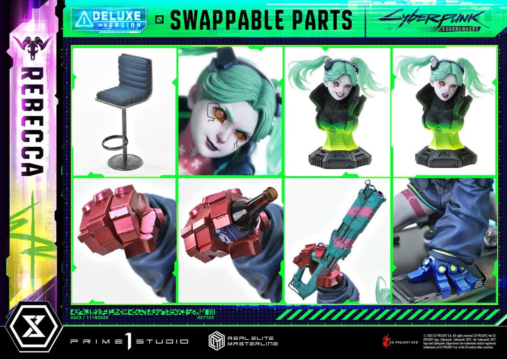 Cyberpunk: Edgerunners Real Elite Masterline Series Statue 1/4 Rebecca Deluxe Version 54 cm