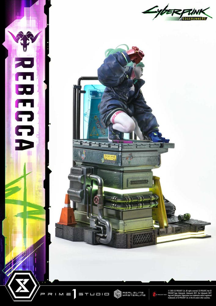 Cyberpunk: Edgerunners Real Elite Masterline Series Statue 1/4 Rebecca Deluxe Version 54 cm