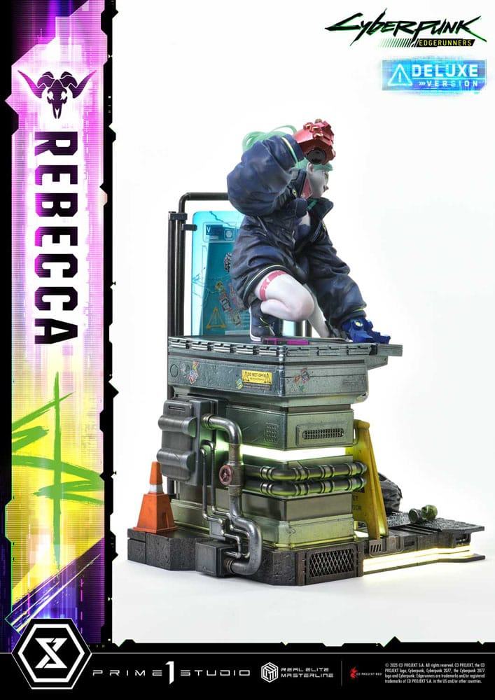 Cyberpunk: Edgerunners Real Elite Masterline Series Statue 1/4 Rebecca Deluxe Version 54 cm