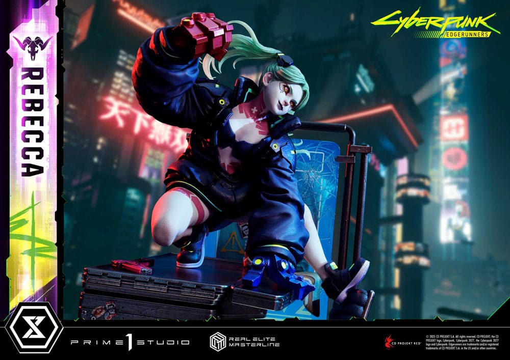 Cyberpunk: Edgerunners Real Elite Masterline Series Statue 1/4 Rebecca Deluxe Bonus Version 54 cm