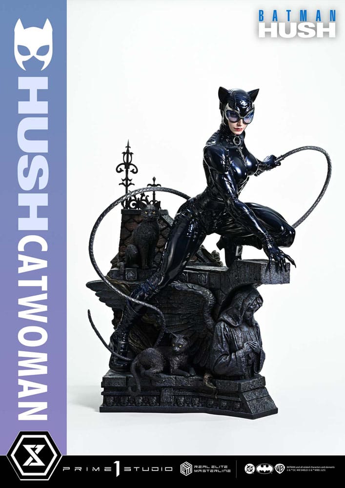 Batman: Hush (Comics) Real Elite Masterline Series Statue 1/3 Catwoman Deluxe Bonus Version 65 cm