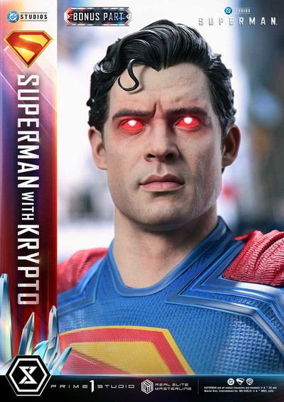 Superman (2025) Real Elite Masterline Series Statue 1/3 Superman with Krypto Bonus Version 95 cm