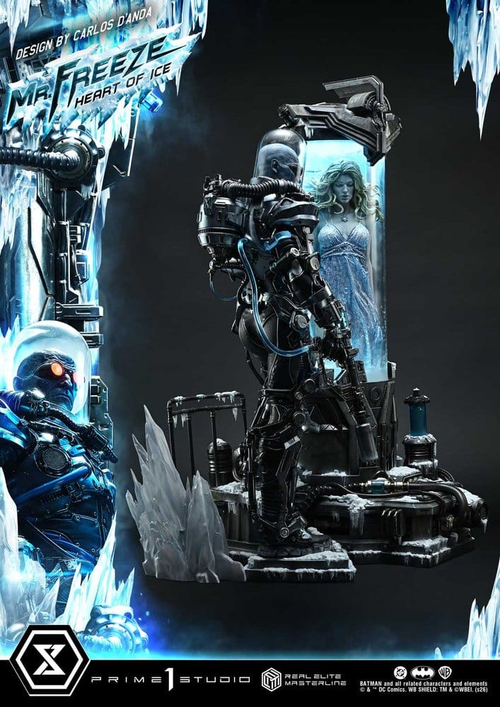 DC Comics Real Elite Masterline Series Statue 1/3 Batman (Comics) Mr. Freeze Heart of Ice (Design by Carlos D'Anda) 82 cm