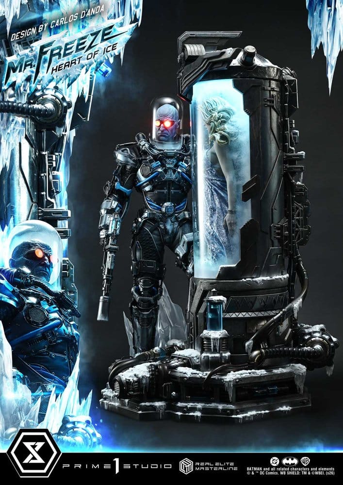 DC Comics Real Elite Masterline Series Statue 1/3 Batman (Comics) Mr. Freeze Heart of Ice (Design by Carlos D'Anda) 82 cm