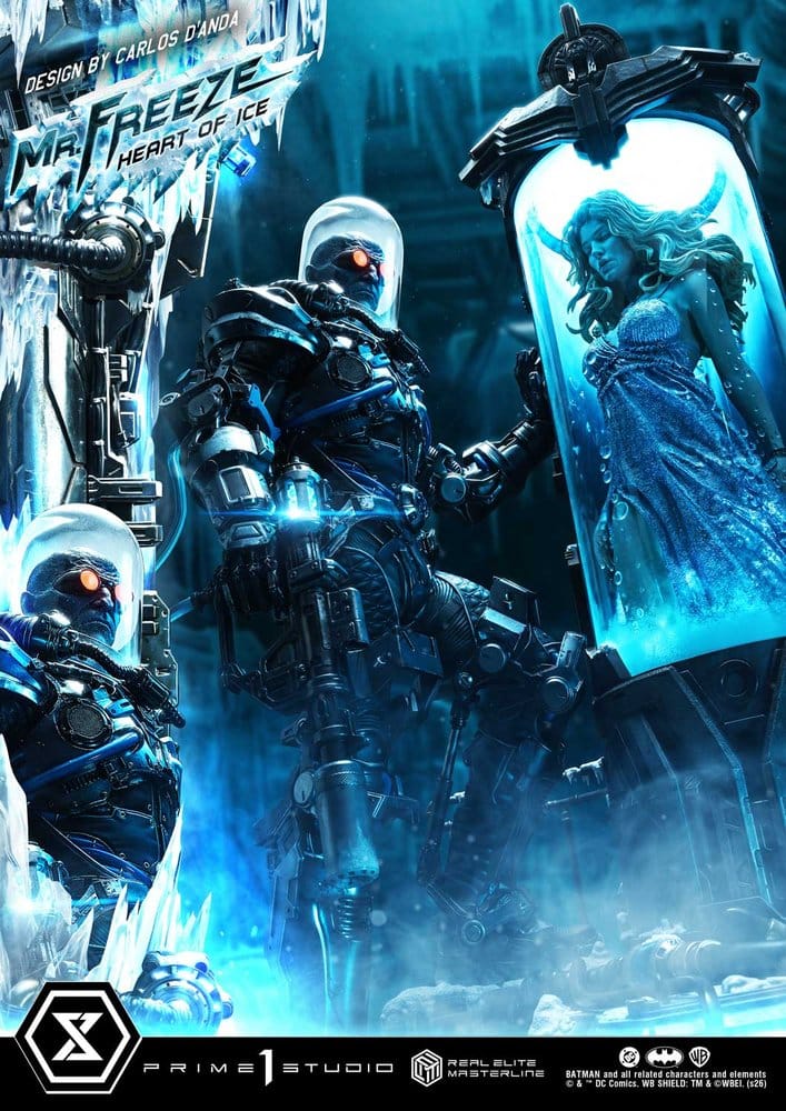 DC Comics Real Elite Masterline Series Statue 1/3 Batman (Comics) Mr. Freeze Heart of Ice (Design by Carlos D'Anda) 82 cm