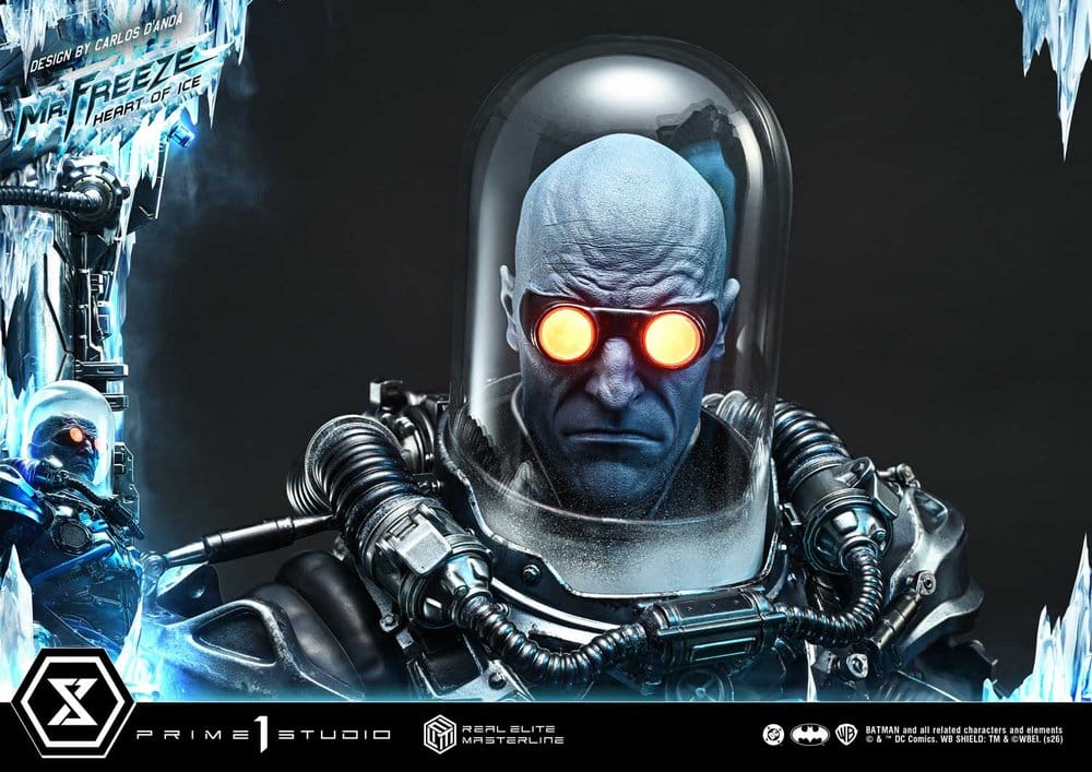 DC Comics Real Elite Masterline Series Statue 1/3 Batman (Comics) Mr. Freeze Heart of Ice (Design by Carlos D'Anda) Deluxe Version 82 cm