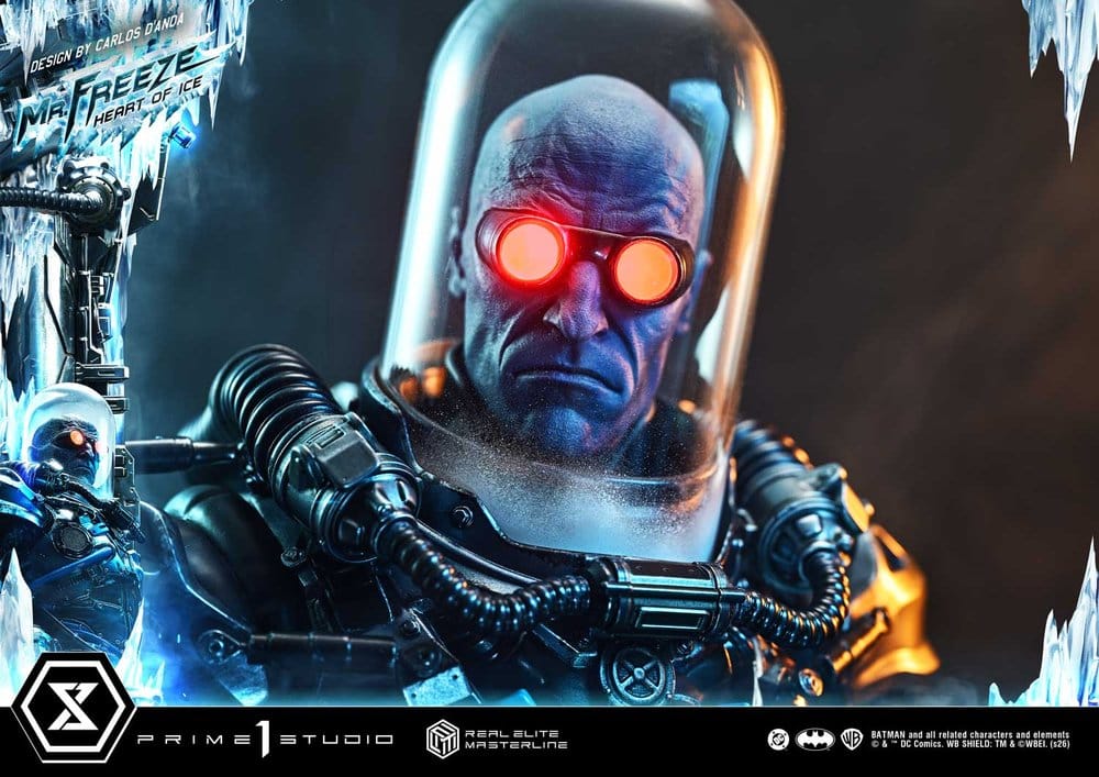 DC Comics Real Elite Masterline Series Statue 1/3 Batman (Comics) Mr. Freeze Heart of Ice (Design by Carlos D'Anda) Deluxe Bonus Version 82 cm