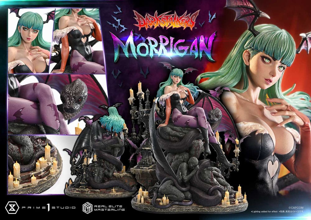 Darkstalkers Real Elite Masterline Series Statue 1/4 Morrigan Bonus Version 55 cm