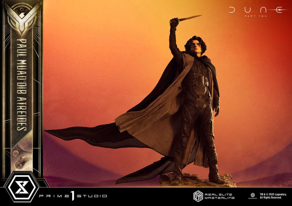 Dune: Part Two Real Elite Masterline Series Statue 1/3 Paul Atreides Ultimate Bonus Version 90 cm