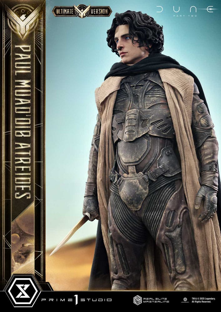 Dune: Part Two Real Elite Masterline Series Statue 1/3 Paul Atreides Ultimate Bonus Version 90 cm