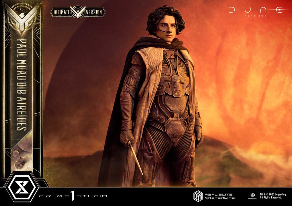 Dune: Part Two Real Elite Masterline Series Statue 1/3 Paul Atreides Ultimate Bonus Version 90 cm