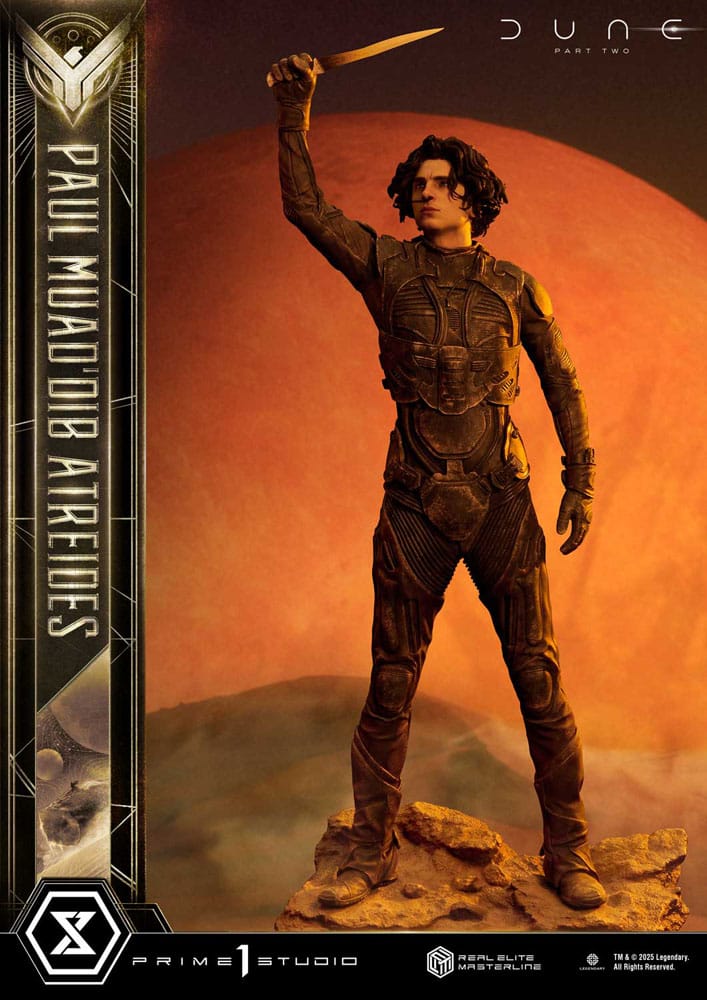 Dune: Part Two Real Elite Masterline Series Statue 1/3 Paul Atreides Ultimate Bonus Version 90 cm