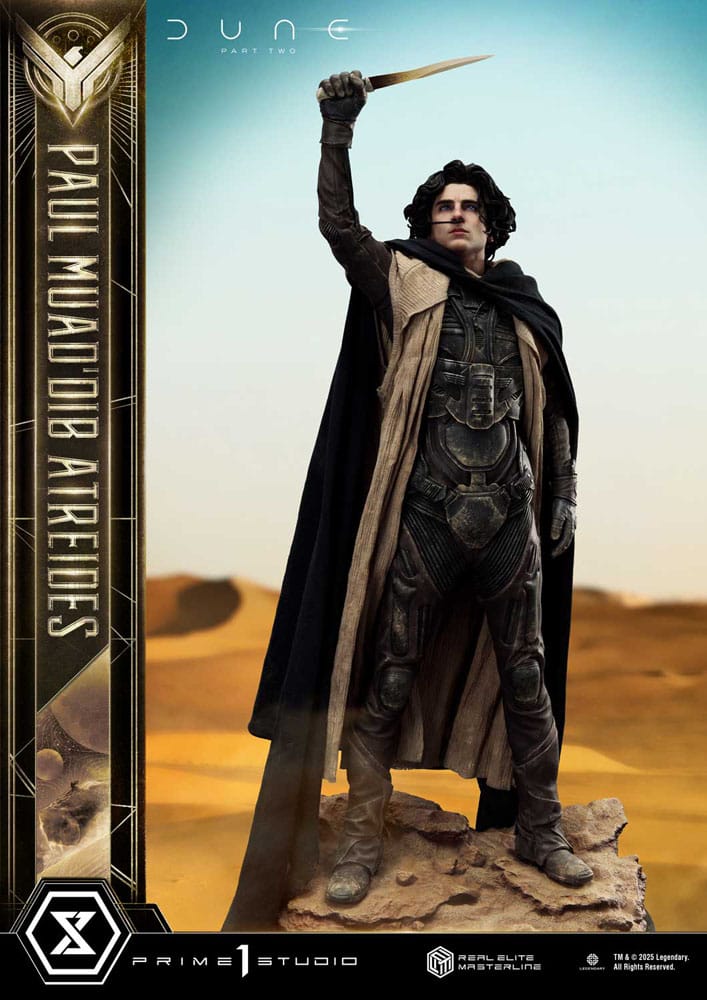 Dune: Part Two Real Elite Masterline Series Statue 1/3 Paul Atreides Ultimate Bonus Version 90 cm