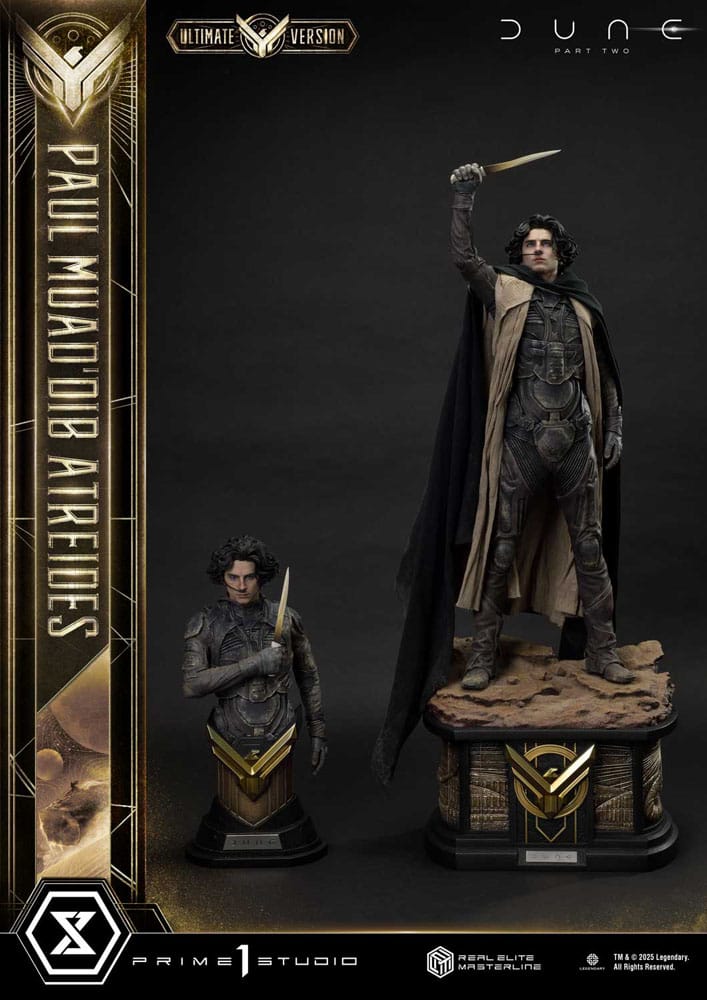 Dune: Part Two Real Elite Masterline Series Statue 1/3 Paul Atreides Ultimate Bonus Version 90 cm