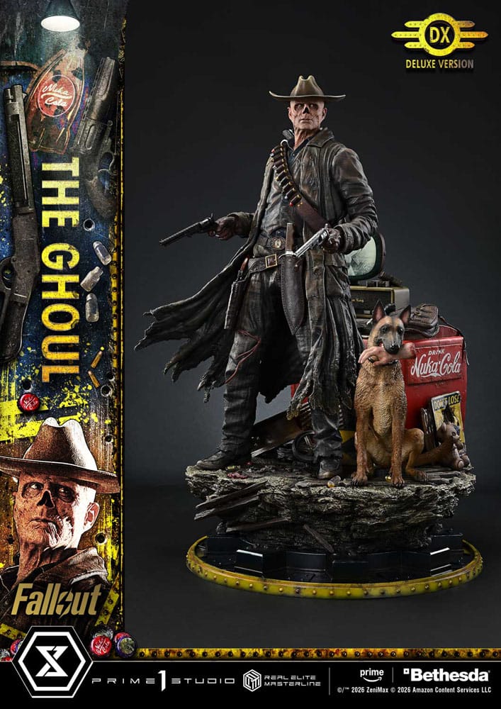Fallout (TV Series) Real Elite Masterline Series Statue 1/4 The Ghoul Deluxe Version 64 cm