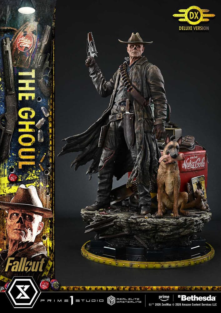 Fallout (TV Series) Real Elite Masterline Series Statue 1/4 The Ghoul Deluxe Version 64 cm