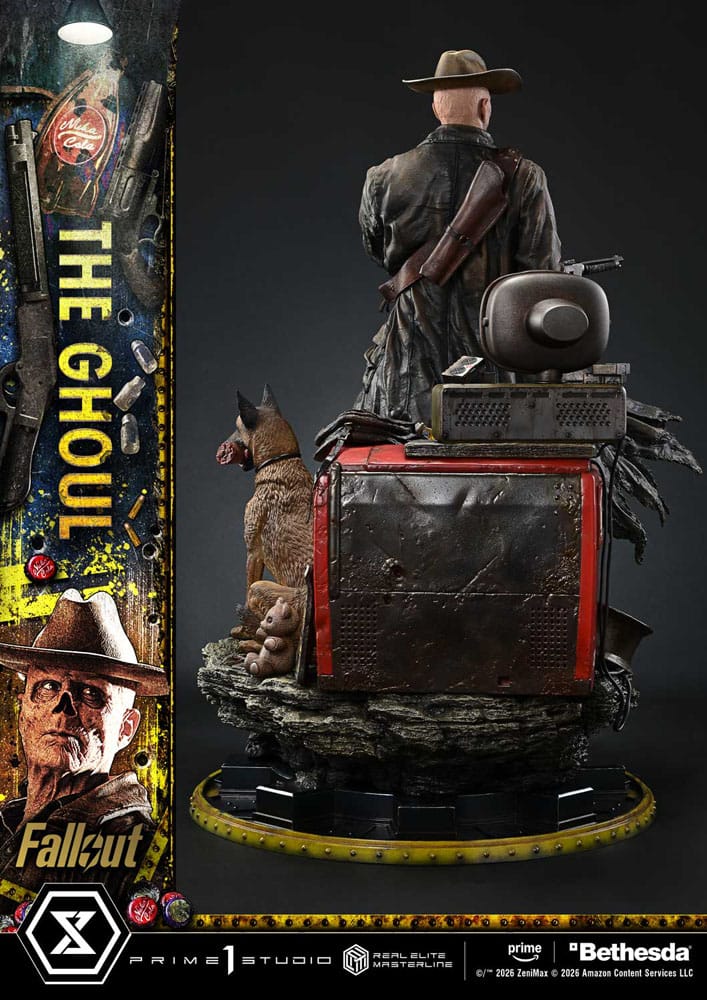 Fallout (TV Series) Real Elite Masterline Series Statue 1/4 The Ghoul Deluxe Version 64 cm