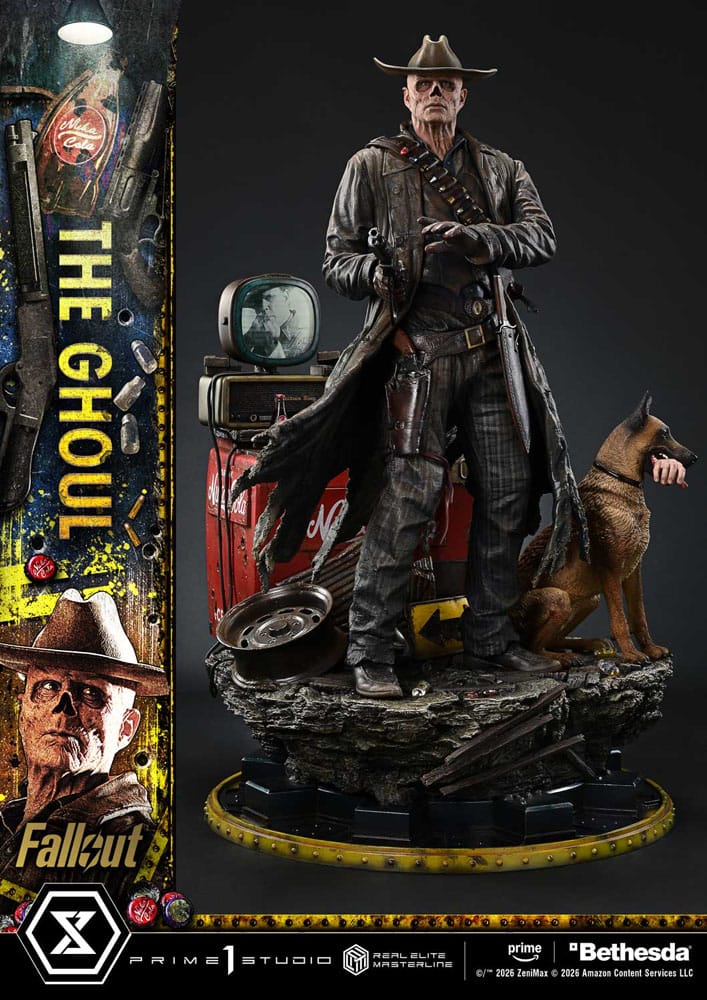 Fallout (TV Series) Real Elite Masterline Series Statue 1/4 The Ghoul Deluxe Version 64 cm