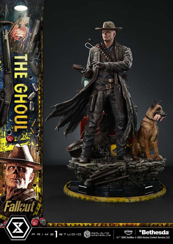 Fallout (TV Series) Real Elite Masterline Series Statue 1/4 The Ghoul Deluxe Version 64 cm