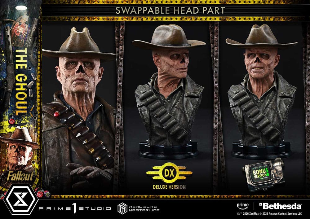 Fallout (TV Series) Real Elite Masterline Series Statue 1/4 The Ghoul DX Bonus Version 64 cm