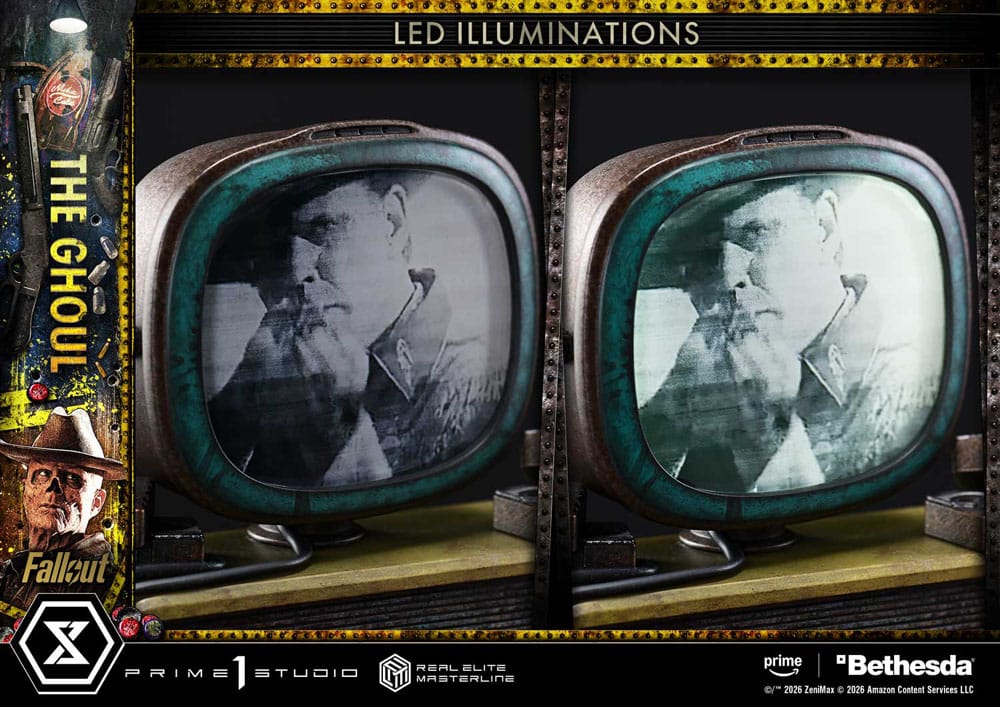 Fallout (TV Series) Real Elite Masterline Series Statue 1/4 The Ghoul DX Bonus Version 64 cm