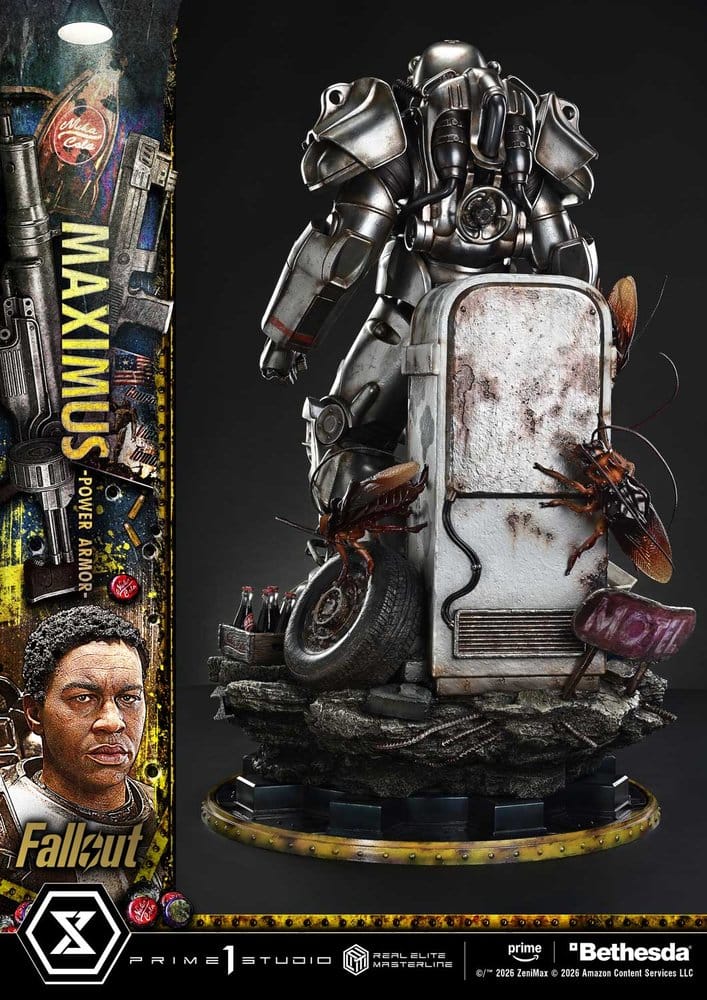 Fallout Real Elite Masterline Statue 1/4 Maximus Power Armor 67 cm