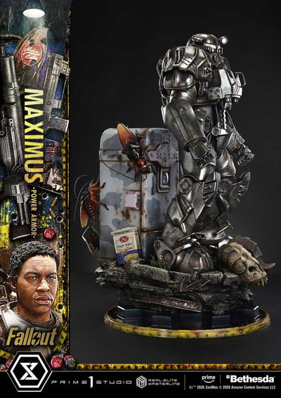 Fallout Real Elite Masterline Statue 1/4 Maximus Power Armor 67 cm