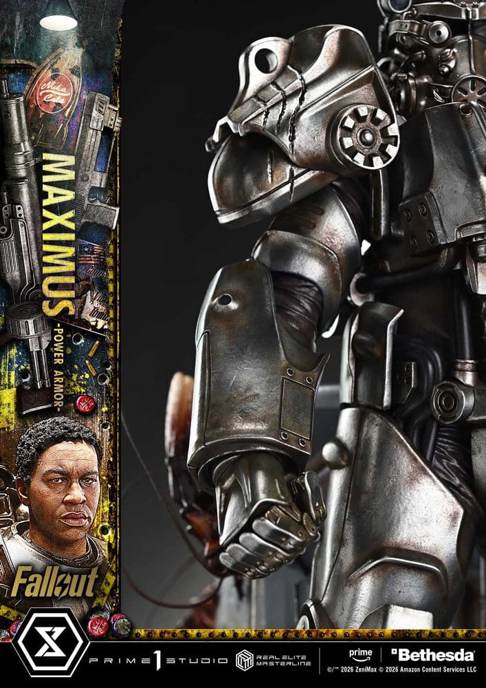 Fallout Real Elite Masterline Statue 1/4 Maximus Power Armor 67 cm