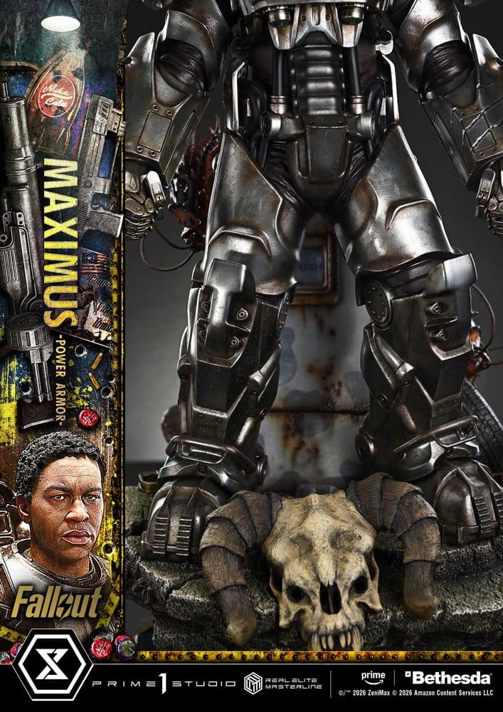 Fallout Real Elite Masterline Statue 1/4 Maximus Power Armor 67 cm