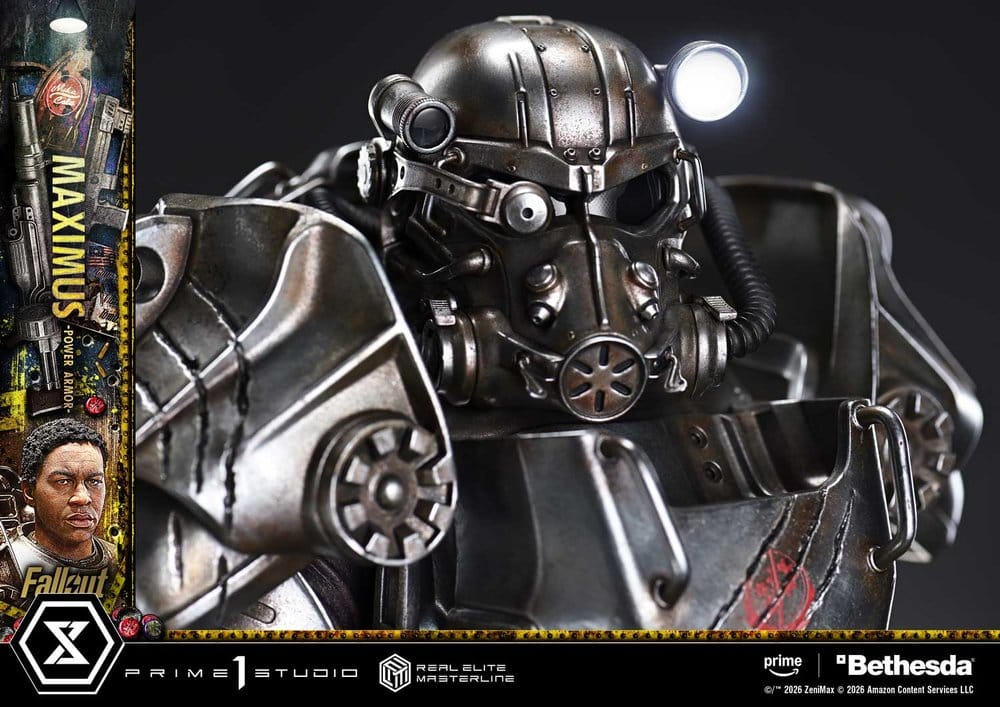 Fallout Real Elite Masterline Statue 1/4 Maximus Power Armor 67 cm