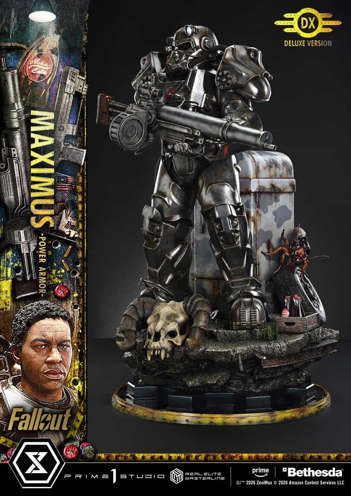 Fallout Real Elite Masterline Statue 1/4 Maximus Power Armor Deluxe Version 67 cm