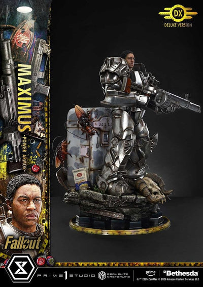 Fallout Real Elite Masterline Statue 1/4 Maximus Power Armor Deluxe Version 67 cm