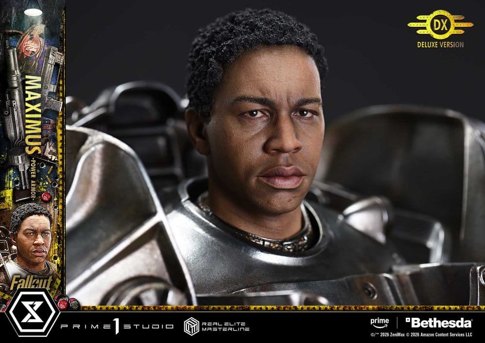 Fallout Real Elite Masterline Statue 1/4 Maximus Power Armor Deluxe Version 67 cm