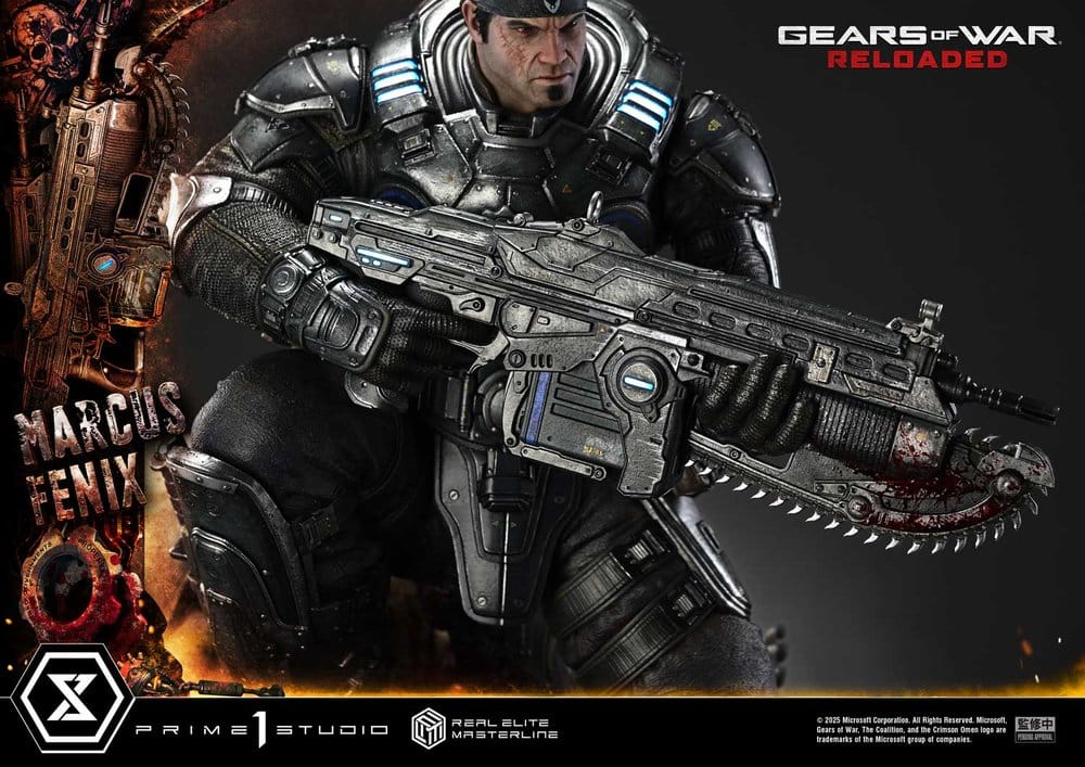 Gears of War: Reloaded Real Elite Masterline Series Statue 1/3 Marcus Fenix Ultimate Version 97 cm