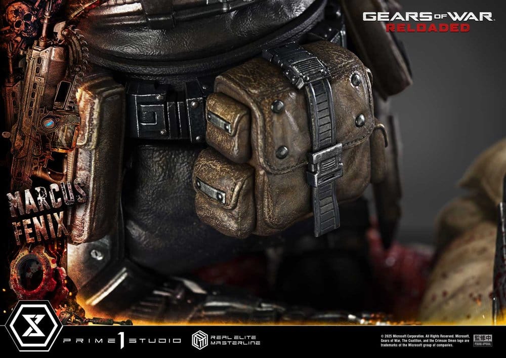 Gears of War: Reloaded Real Elite Masterline Series Statue 1/3 Marcus Fenix Ultimate Version 97 cm