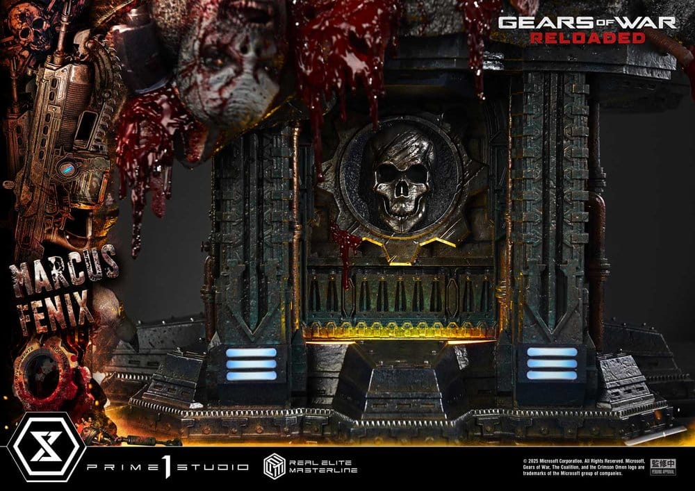 Gears of War: Reloaded Real Elite Masterline Series Statue 1/3 Marcus Fenix Ultimate Version 97 cm