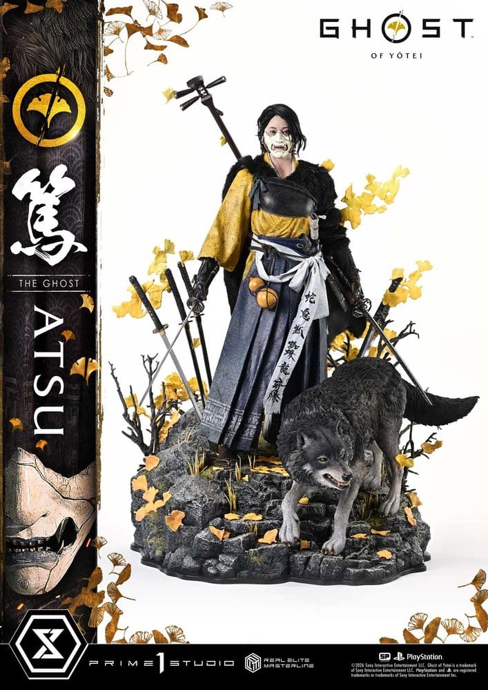 Ghost of Yotei Real Elite Masterline Statue 1/4 Atsu 59 cm